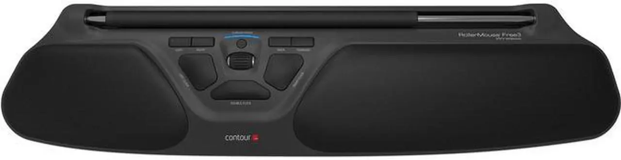 Alt view image 2 of 13 - Contour Design - RM-FREE3 - Contour RollerMouse Free3 Mouse - Cable - 2800 dpi - Scroll Wheel