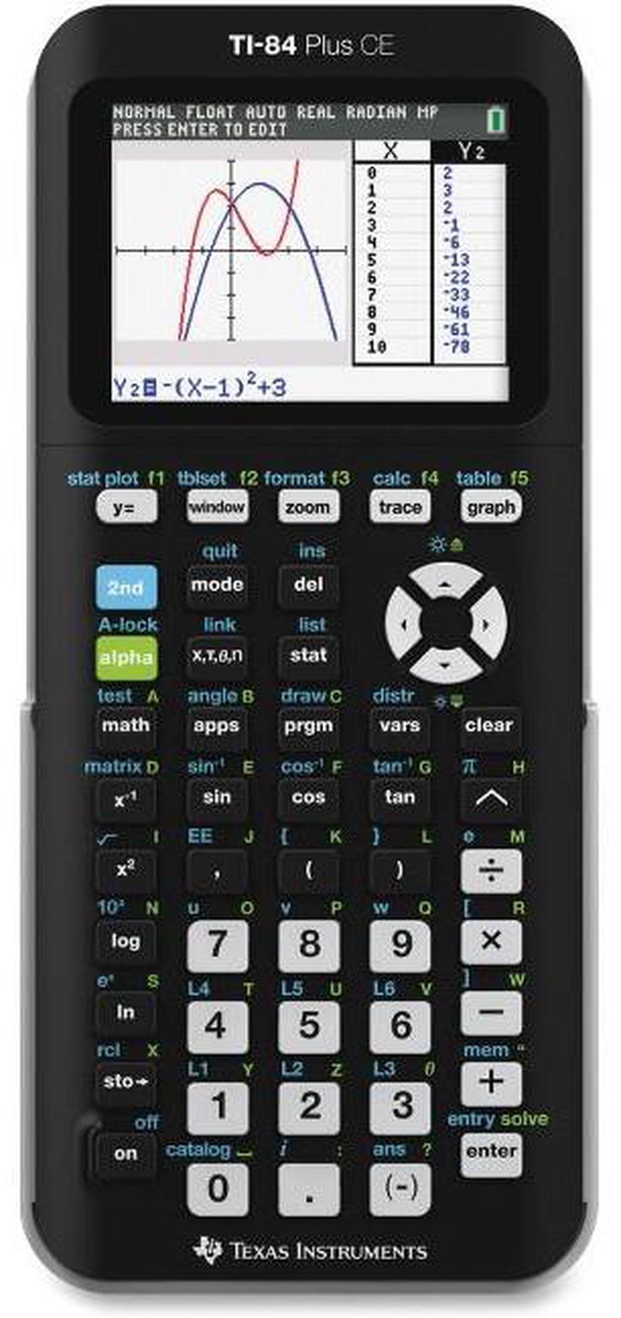 Alt view image 15 of 20 - Ti84 Plus Ce Graphing Black