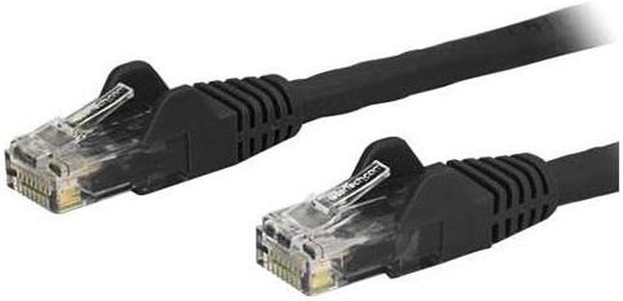 20FT CAT6 BLACK SNAGLESS