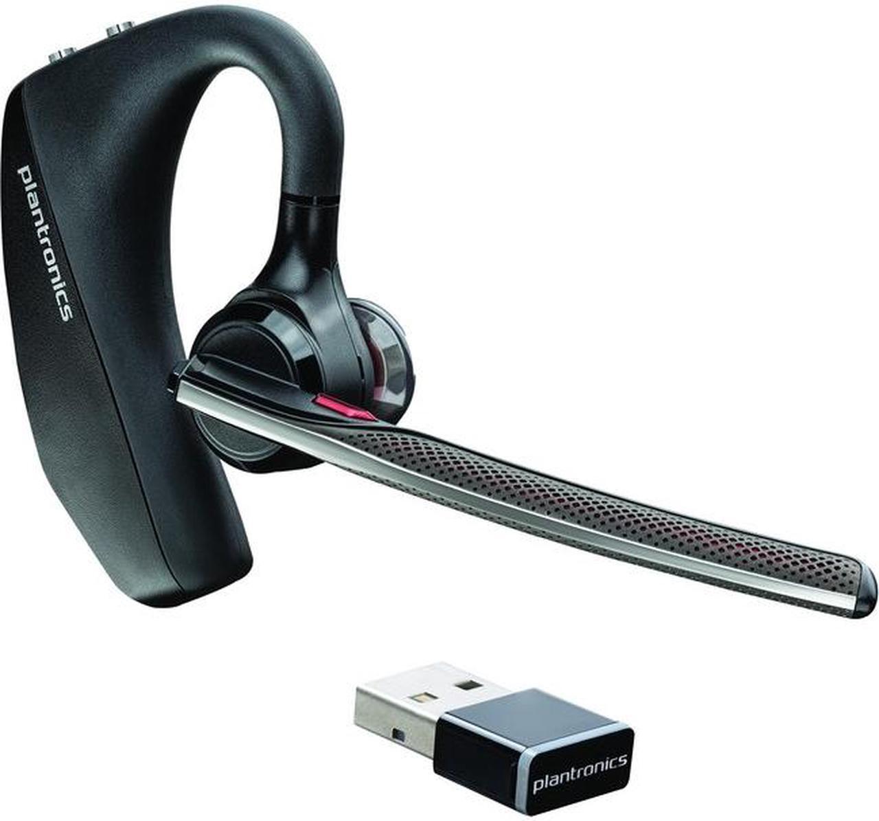 Alt view image 5 of 11 - Plantronics Voyager 5200 UC Earset - Wireless - Bluetooth - 98.4 ft6.80 kHz - Earbud, Over-the-ear - Monaural - In-ear - Noise Reduction, Echo Cancelling Microphone - Noise Canceling