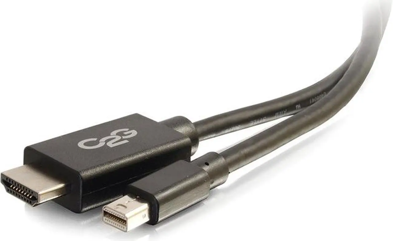 Alt view image 4 of 6 - C2g 10Ft Mini Displayport To Hdmi Adapter Cable - Black - Taa