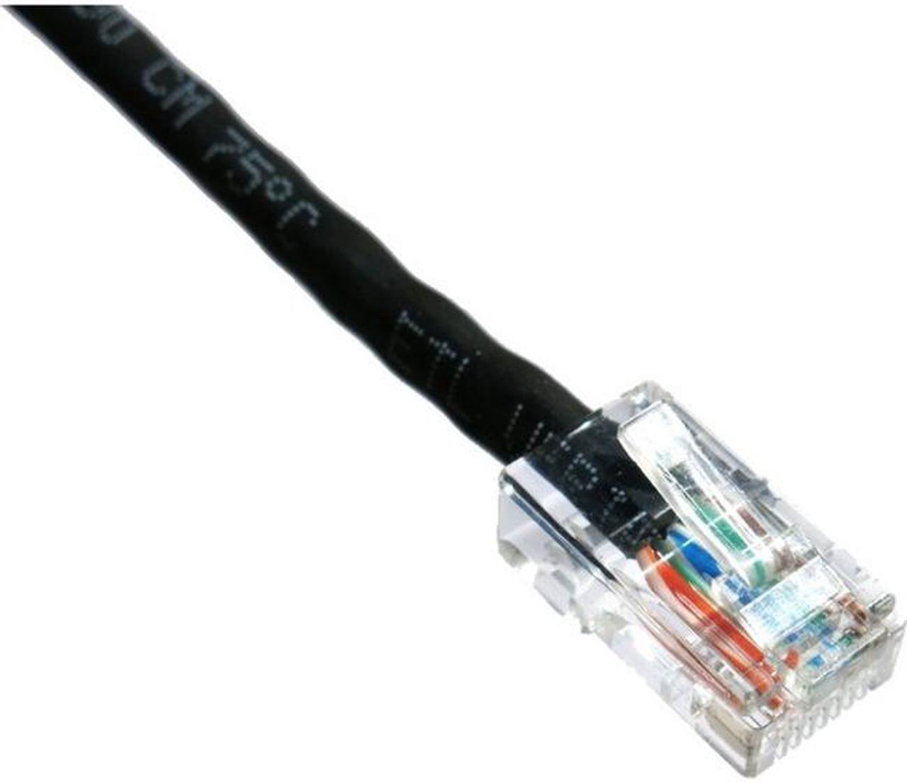 Axiom C5ENB-K6-AX Patch Cable - Rj-45 (M) To Rj-45 (M) - 6 Ft - Utp - Cat 5E - Stranded - Black