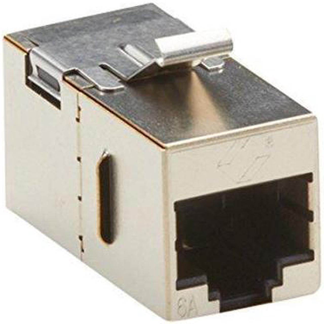 Alt view image 3 of 10 - Black Box C6ACP70S-SV CAT6A Shielded Keystone Coupler