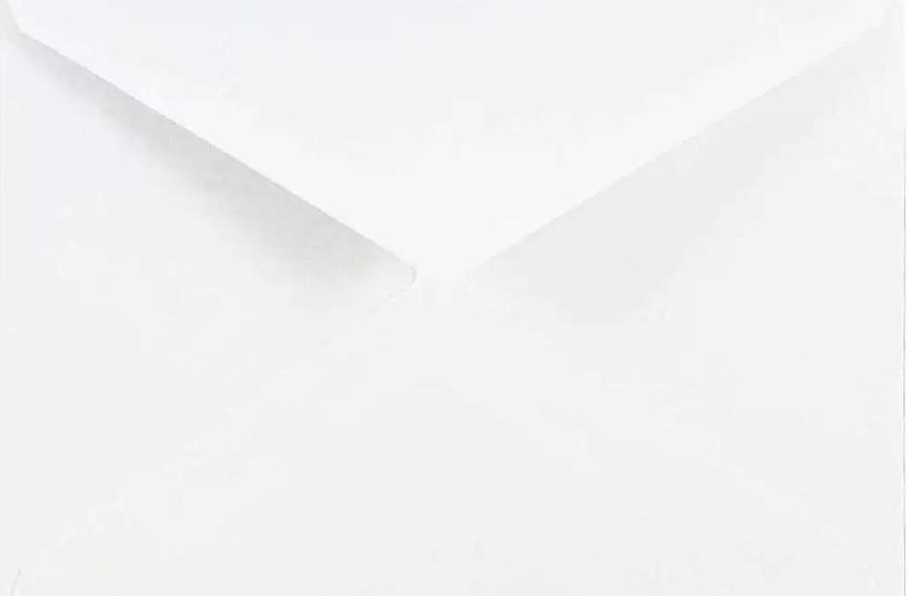 Main image of JAM Paper A2 Invitation Envelopes with V-Flap 4.375 x 5.75 White 4023206H