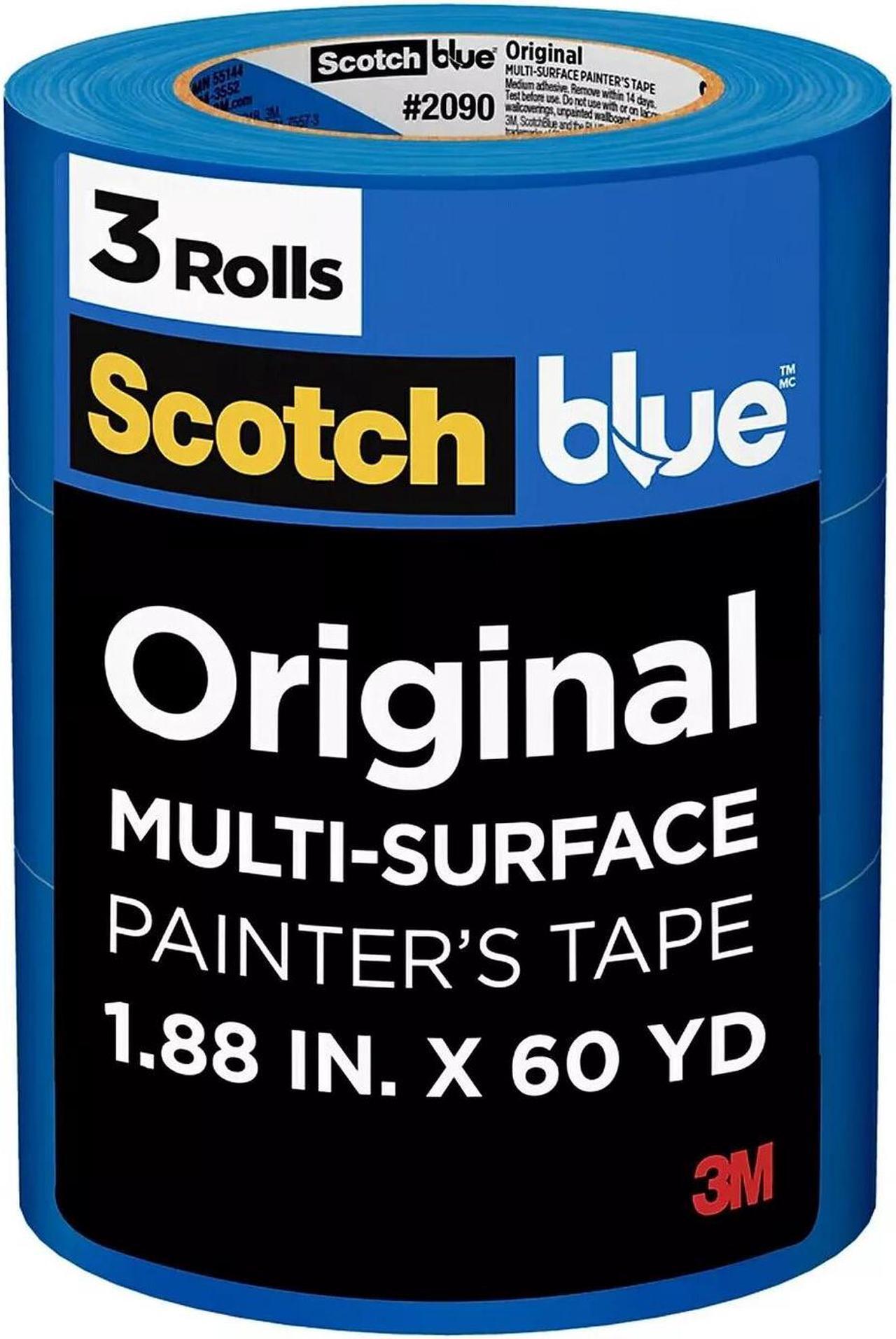 Main image of Scotch Painter's Tape 1.88" x 60yds 3" Core Blue 3/Pack 209048EVP