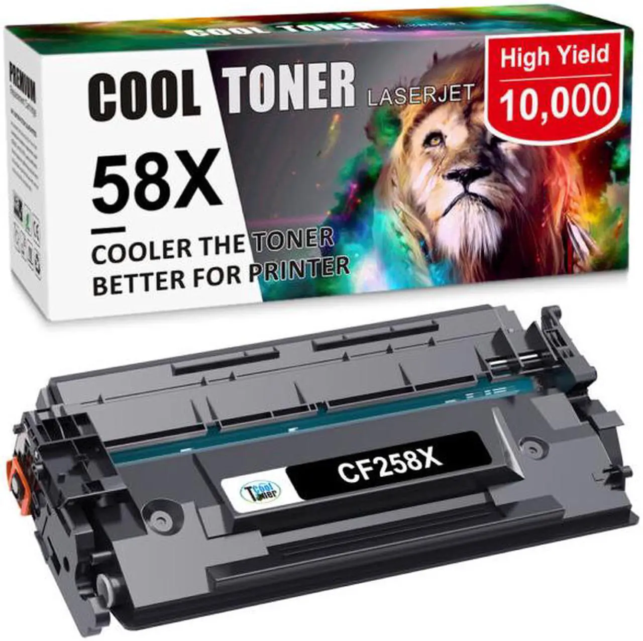 Main image of 2PK Toner CF258X Compatible for HP 58X Toner LaserJet Pro M404n M404dn M428fdw