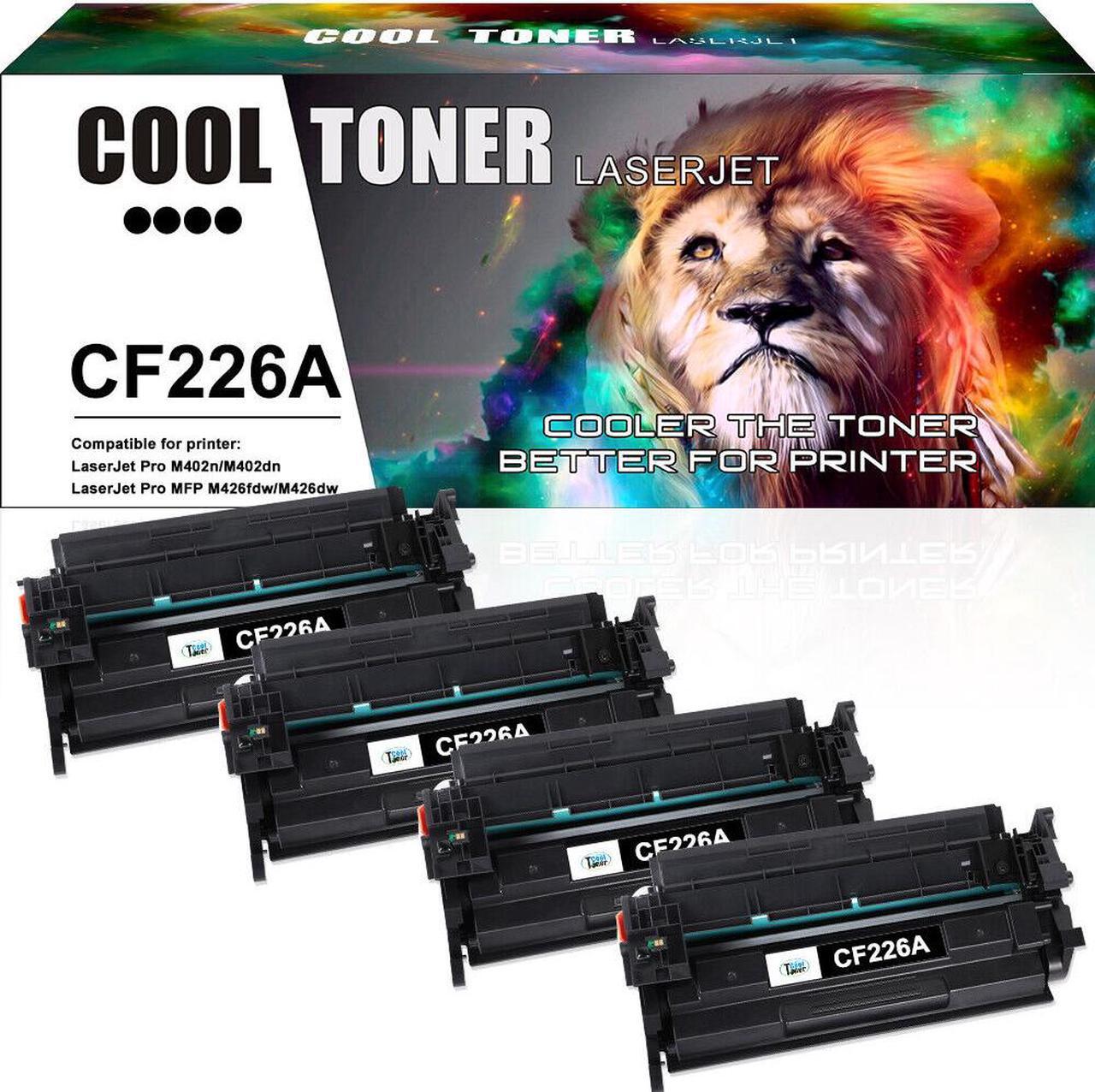 Main image of 4PK Toner Compatible with HP 26A CF226A Cartridge LaserJet M402n M402dn MFP M426fdw