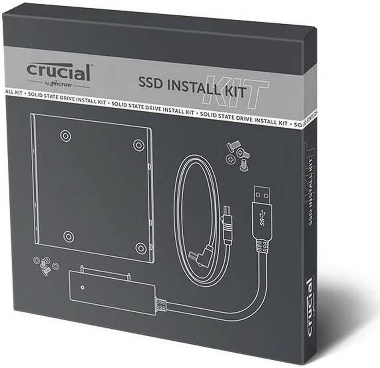 Alt view image 7 of 18 - Desktop Install Kit  2.5" Ssd