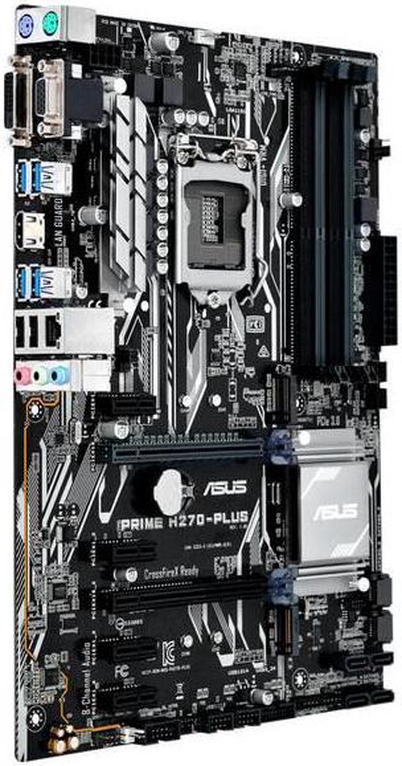 Alt view image 2 of 7 - ASUS PRIME H270-PLUS/CSM LGA 1151 Intel H270 HDMI SATA 6Gb/s USB 3.1 ATX Motherboards - Intel