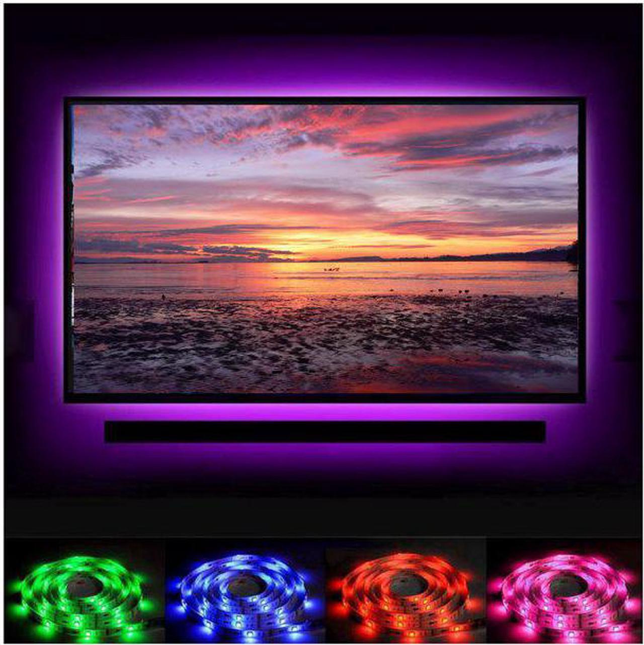 Main image of Emerald 15FT LED Strip Lights, Colored USB TV Backlight with Remote, 16 Color Lights (SM-720-1638)