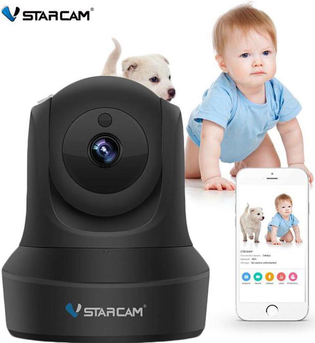 VStarcam C29S Home Security Camera PTZ 1080P WiFi IP Camera with Night Vision 2-Way Audio for Baby and Pet Surveillance Camera, Motion Detection, APP Remote Control, Nanny Cam-Black