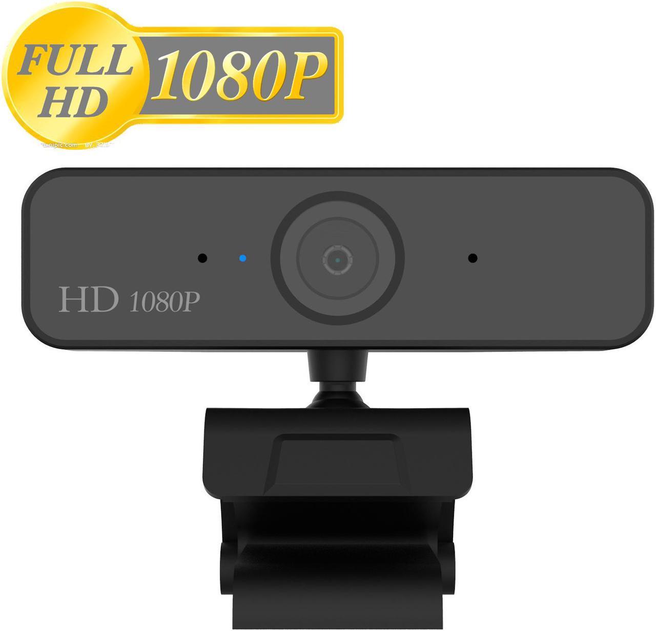 HXSJ S1 USB 1080P HD Webcam, 1080p 30 FPS - 1920 *1080 Dynamic Resolution - Built-in Microphone - Advanced Autofocus, For video conferencing software, Netmeeting and MSN, Yahoo and Skype, Black