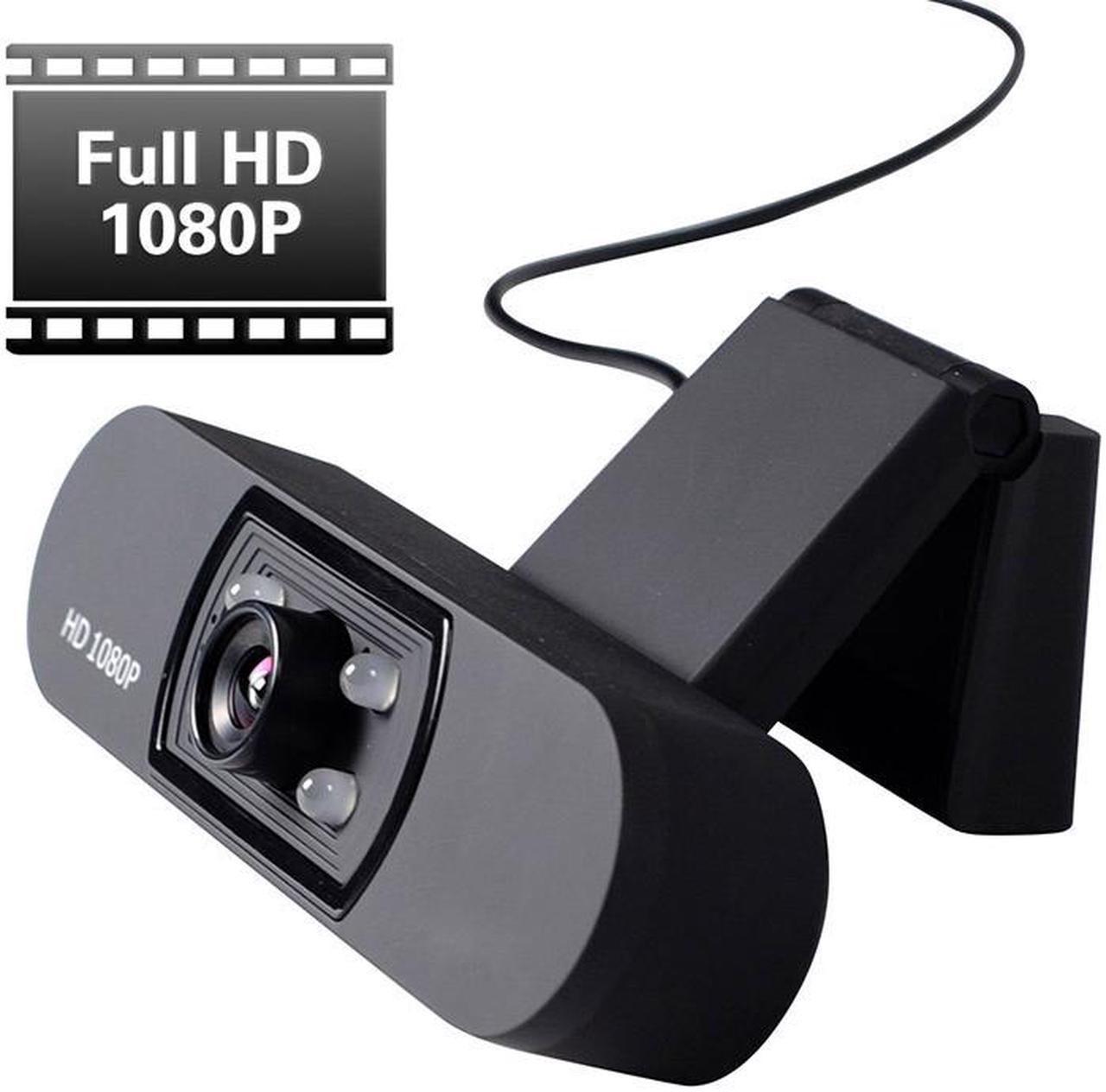 ESTONE H800 HD Webcam Manuallyfocus Web Camera 2.0M Megapixel 1080P for Computer PC W Mic For Streaming Gaming Conferencing Mac Windows PC Laptop Desktop Skype YouTube