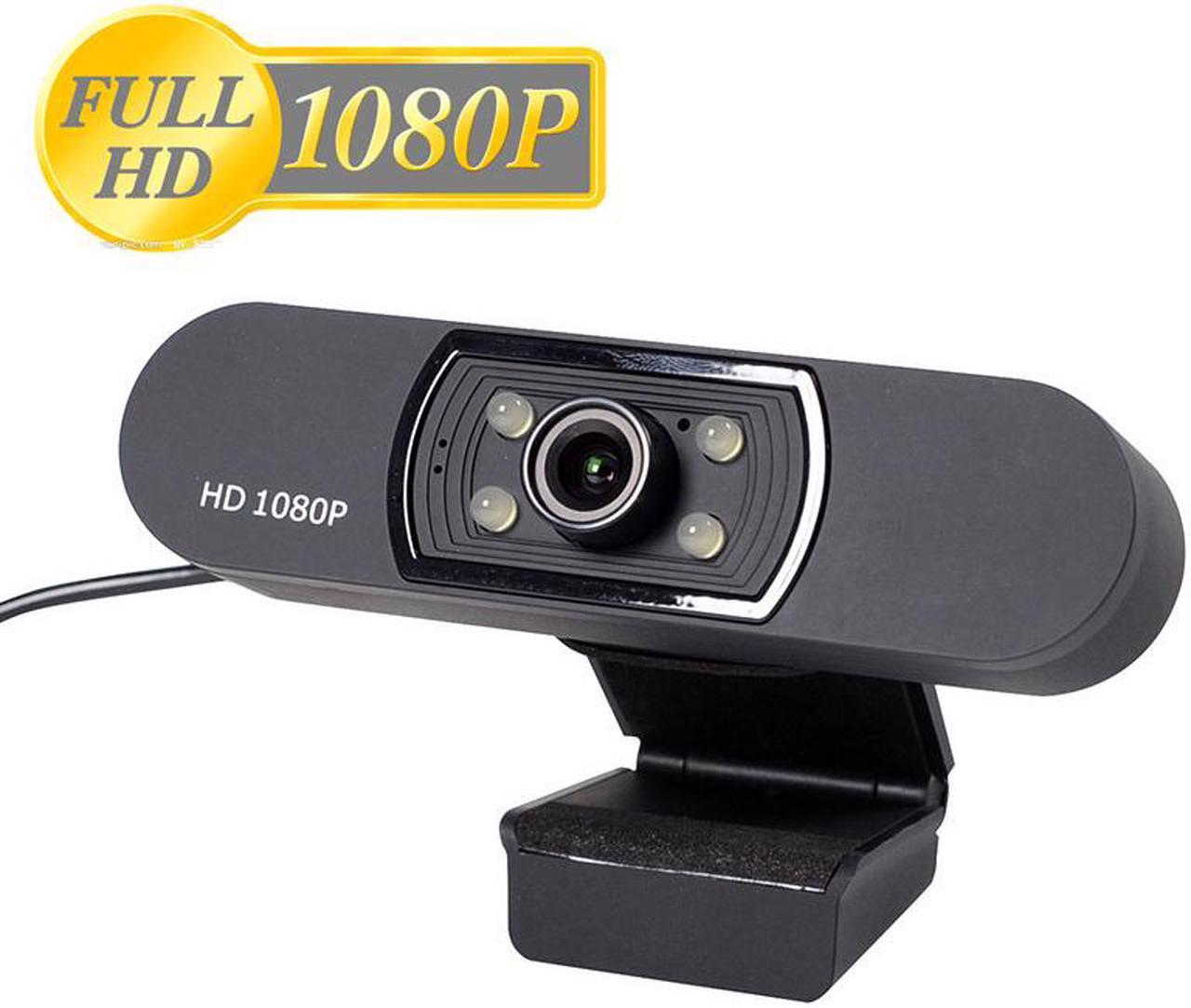 H800 Webcam with Microphone, Autofocus Webcam,1080P HD Webcam Streaming Computer Web Camera -USB Computer Camera for PC Laptop Desktop Video Calling, Conferencing