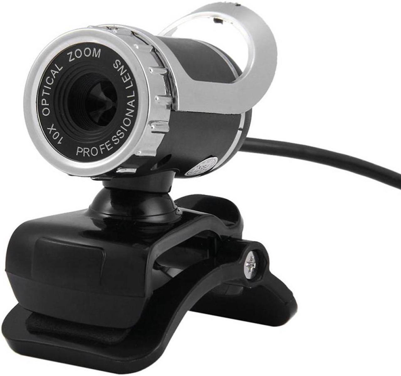 Webcam with Mic, 480P Adjustable USB 2.0 Webcam Web Cam Camera with Mic for Computer Laptop Desktop PC