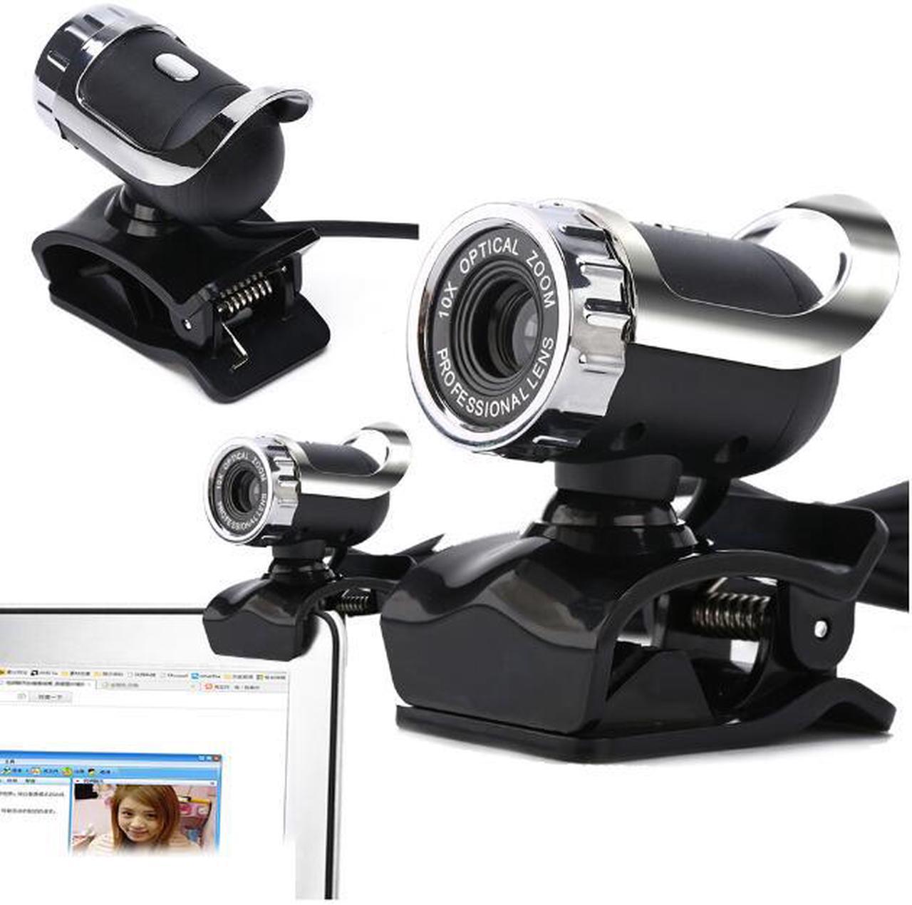 Computer Camera, Webcam 480P HD Video Web Camera with Microphone USB Plug and Play Autofocus Camera