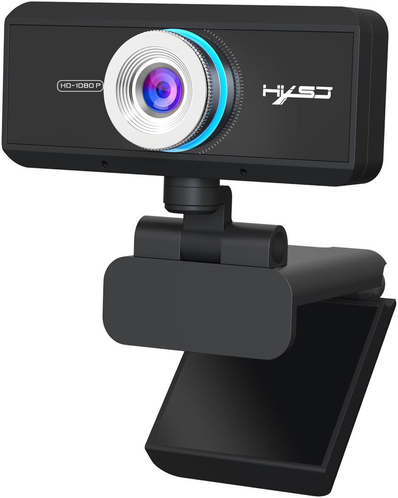 1080P Webcam, Dual Built-in Microphones, Full HD Video Camera for Computers PC Laptop Desktop, USB Plug and Play, Conference Study Video Calling, Skype