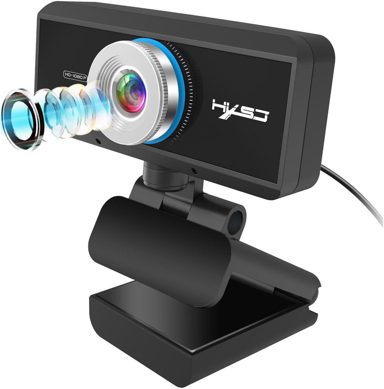 1080P Business Webcam with Microphone, 2020 S4 USB HD Camera, 76-degree Wide Angle, Plug and Play, Laptop Computer Web Cam for Zoom YouTube Skype FaceTime OBS Teams