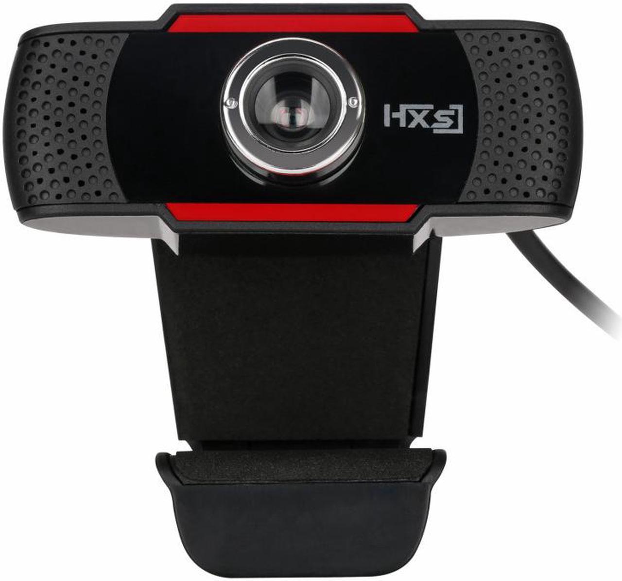 HXSJ S80 1080P Webcam with Microphone, USB(2.0) Computer Camera for Live Streaming Webcam,90 Degrees Wide-Angle 30fps for Laptop, Noise Reduction Desktop, Conferencing, Video Chatting