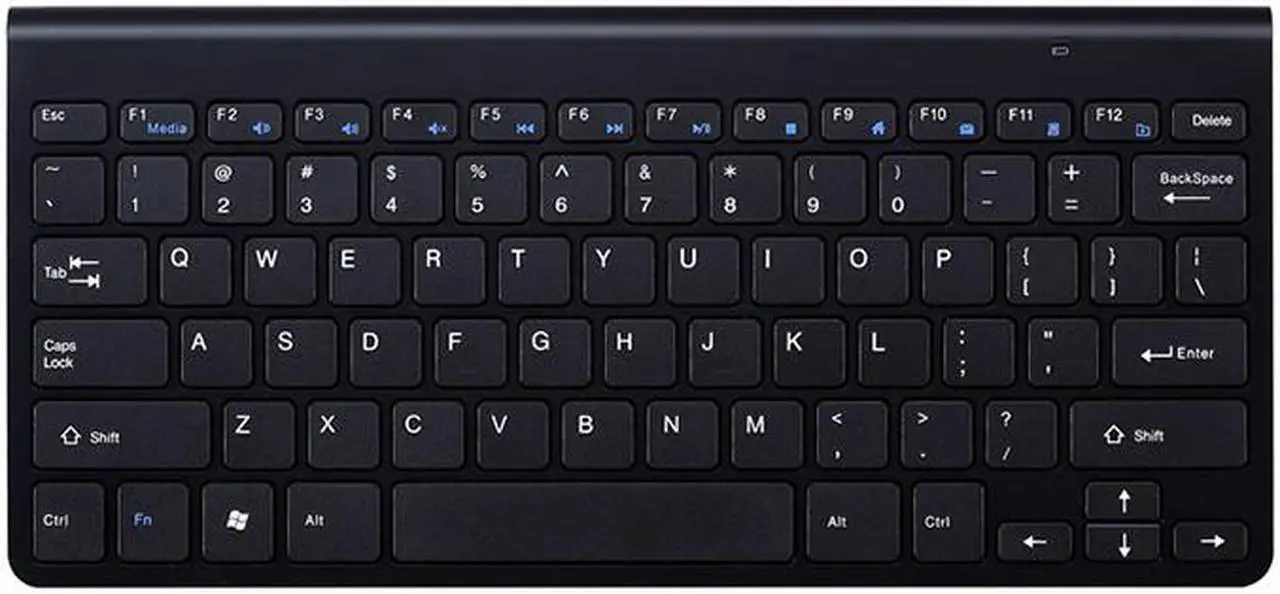 Alt view image 3 of 7 - ESTONE K1088 2.4G Wireless Keyboard and Mouse Combo, Ultra Thin Silent Wireless Keyboard Mouse Combo for Computer, Laptop, PC, Notebook, Desktop(Black)