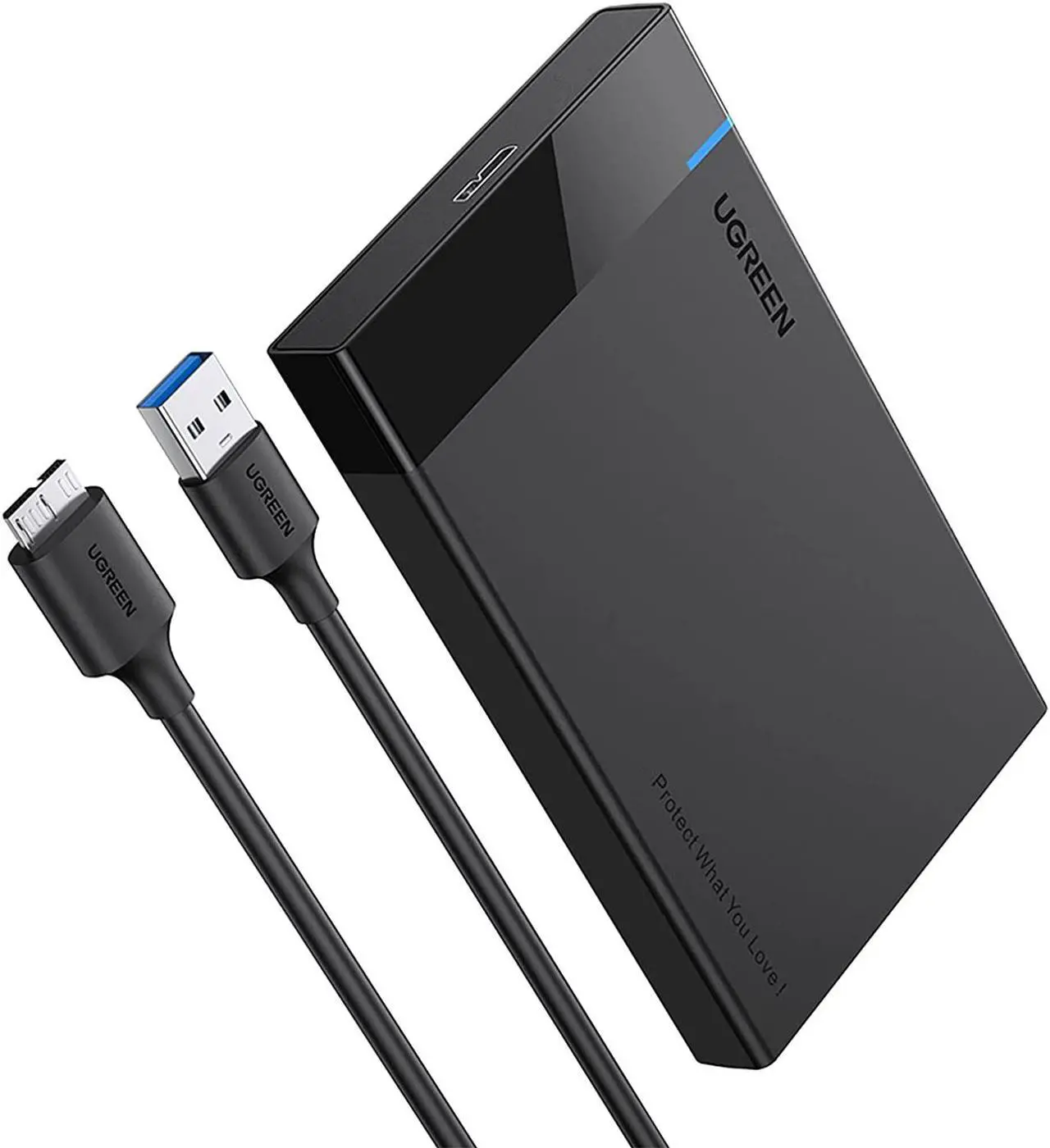Main image of ESTONE USB3.0 HDD Enclosure 2.5inch Serial Port SATA SSD Hard Drive Case Support 6TB Mobile External HDD Case Support UASP Max 6TB -Plug and Play for Seagate, WD, Toshiba