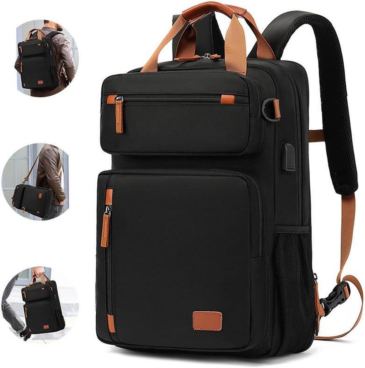 Travel Laptop Backpack 39L Travel Backpack Anti-Theft Bag with usb Charging Port Fit 15.6 Inch Laptops for Men Women, Black