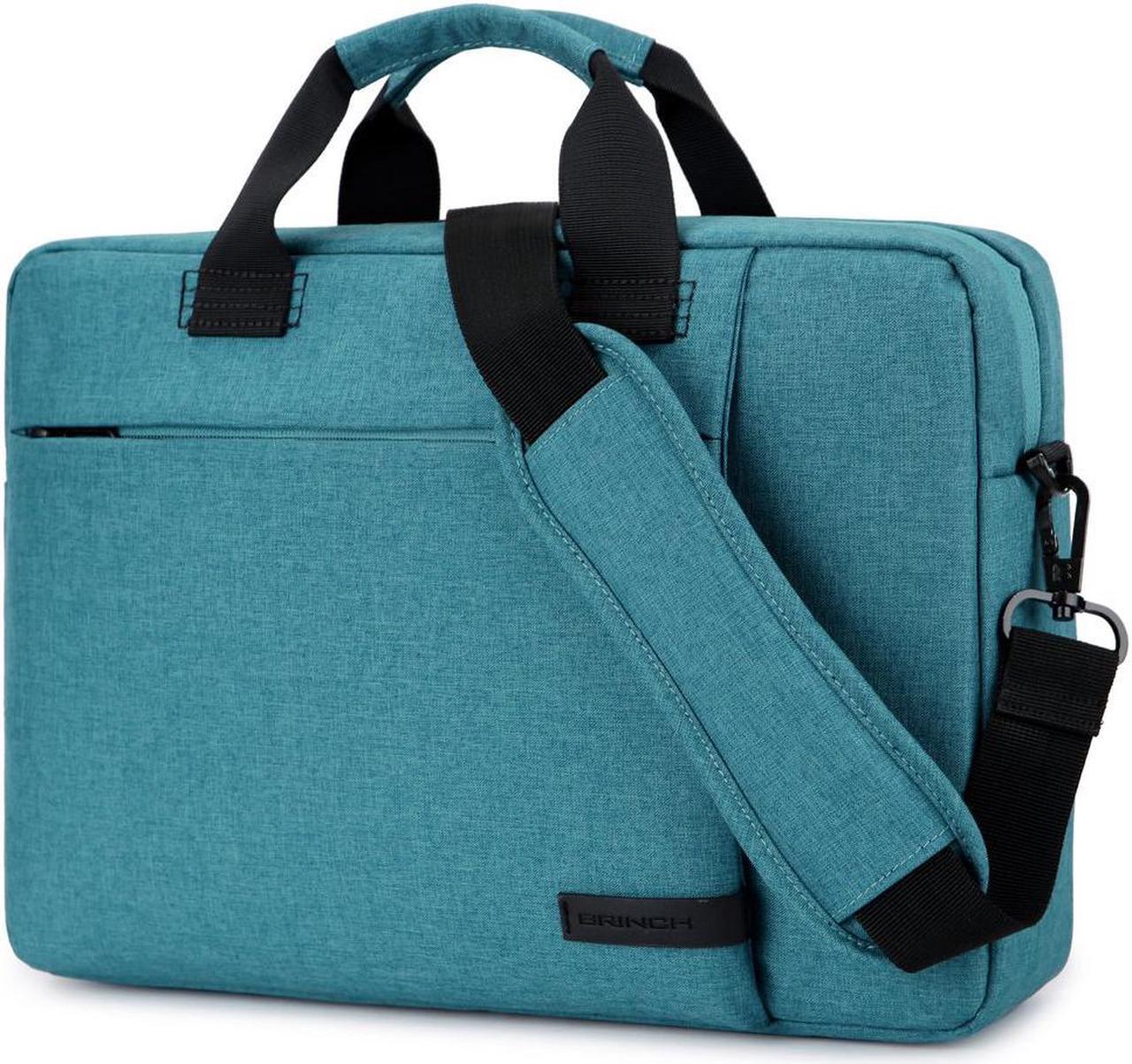 BRINCH Laptop Bag 13.3 Inch, Stylish Fabric Laptop Messenger Shoulder Bag Case Briefcase for 13 - 13.3 Inch Laptop / Notebook / MacBook / Ultrabook / Chromebook Computers (Blue)