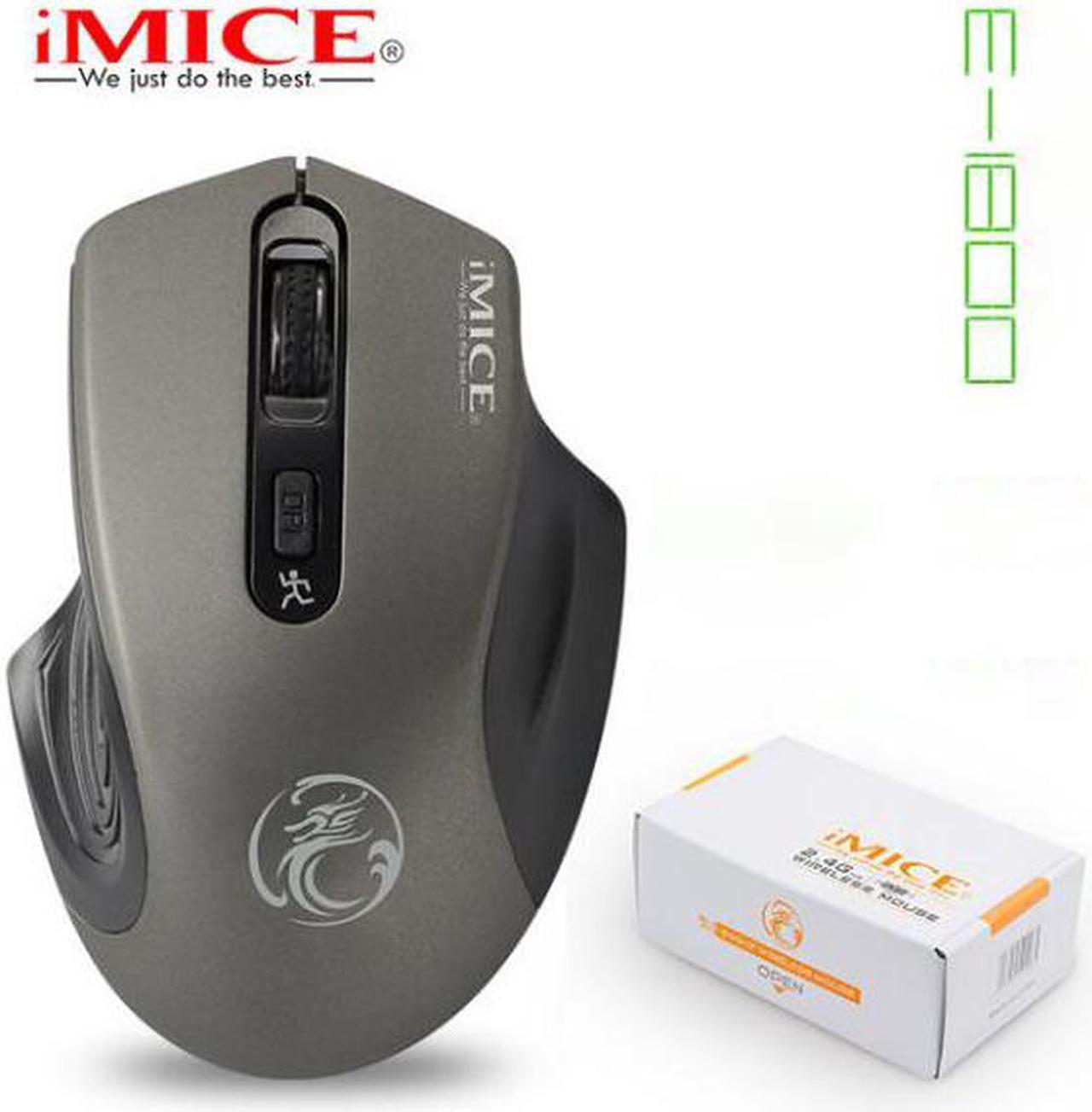 Imice E-1800 USB wireless mouse 1600DPI adjustable USB 3.0 receiver optical computer mouse 2.4GHz ergonomic mouse laptop mouse