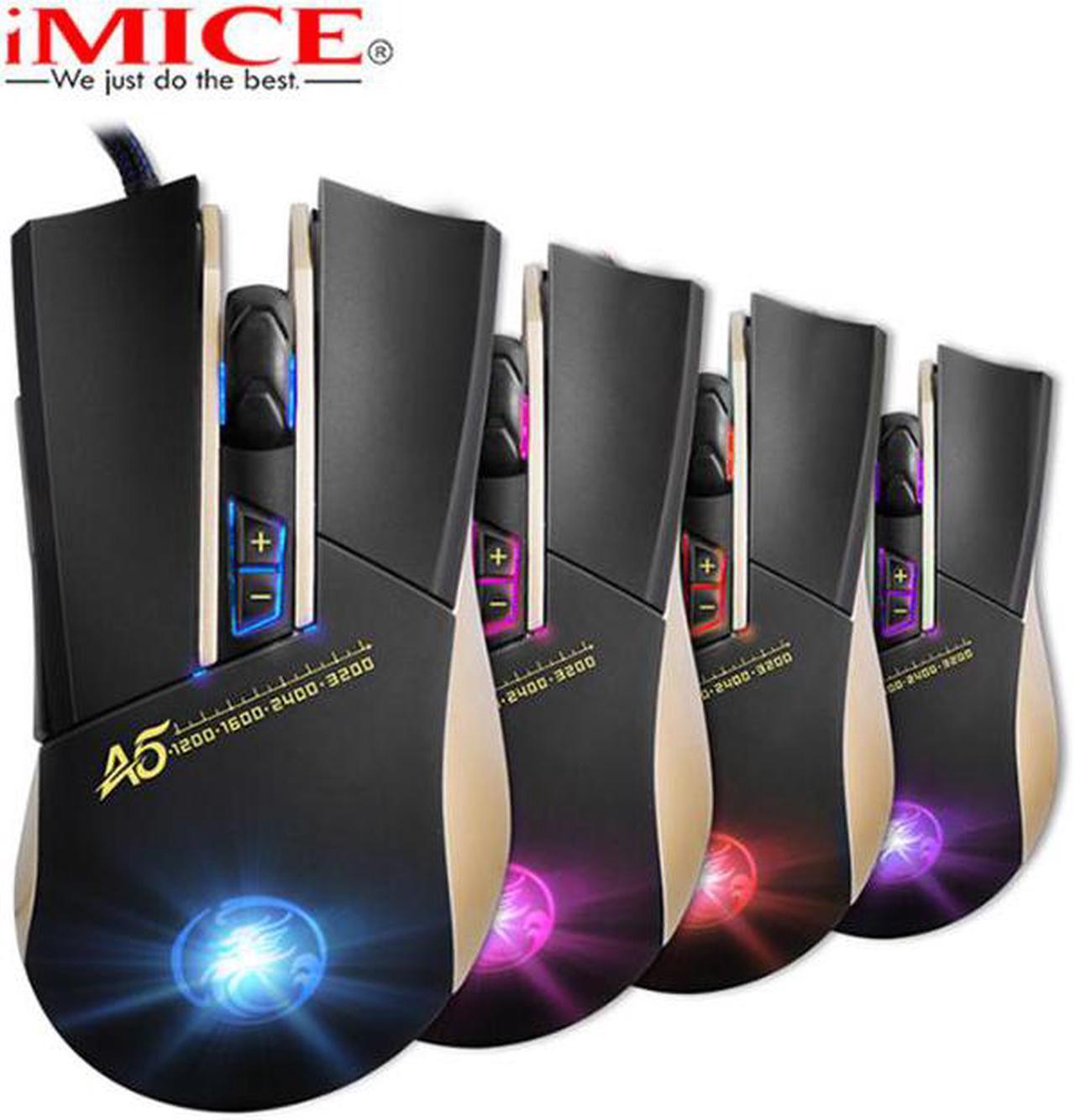 A5 Wired Gaming mouse Professional Game Mouse 3200DPI USB Apedra Optical Mouse 7 Buttons Computer Mouse Gamer Mice For PC Laptop