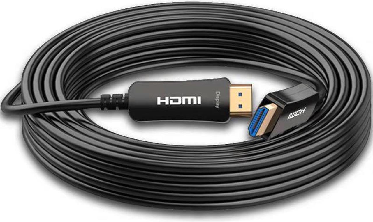 ESTONE HDMI Cable 2.0 Optical Fiber HDMI 4k 60HZ 2M 5M 10M 20M 30M 50M Cable HDMI Support 4K 3D for HDR TV LCD Laptop PS3 Projector Compute - 6.5ft (2meters)