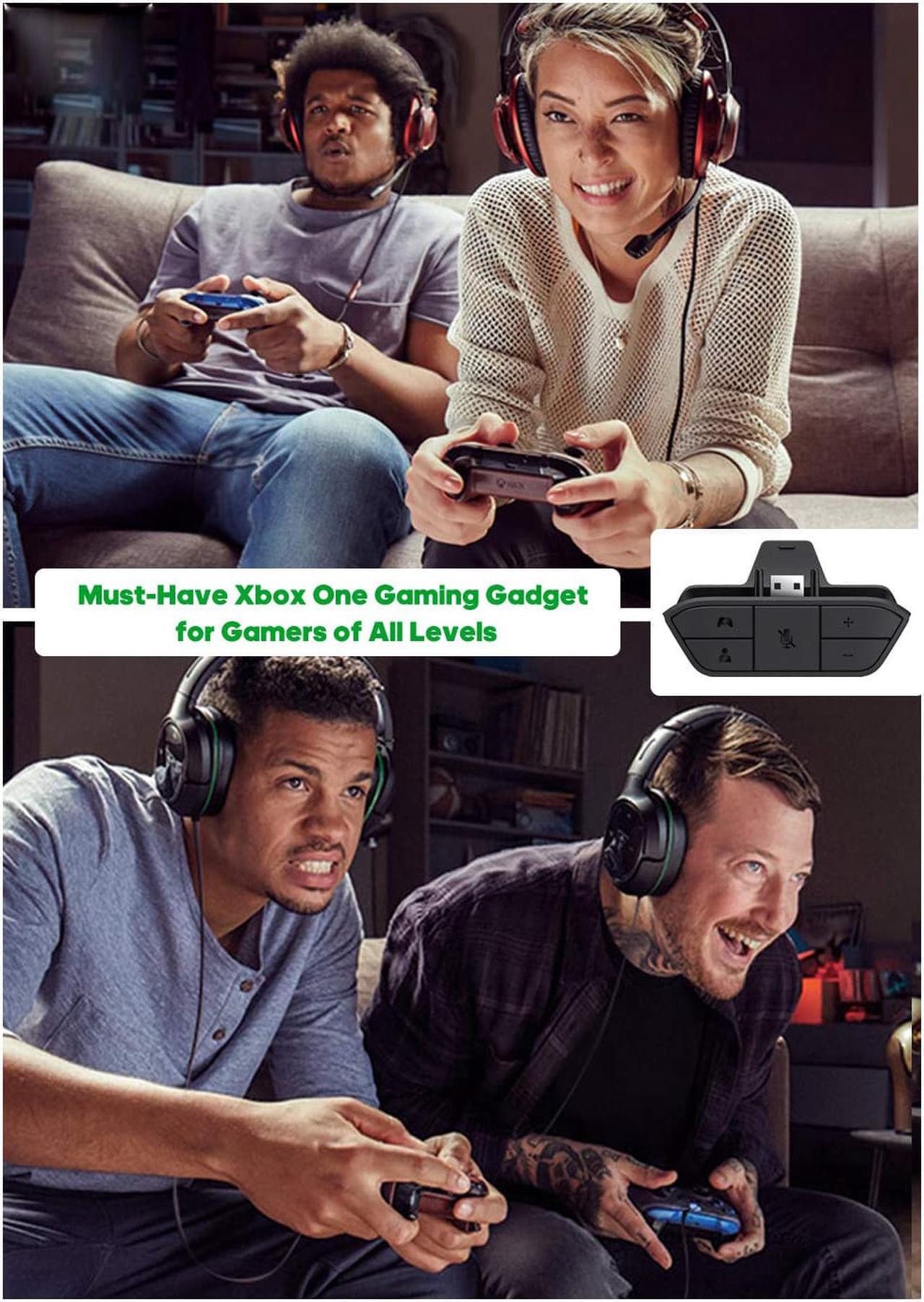 Alt view image 7 of 7 - ESTONE Xbox One Stereo Headset Adapter, Stereo Headphone Adapter Game Chat Audio Adaptor for Microsoft Xbox One Controller
