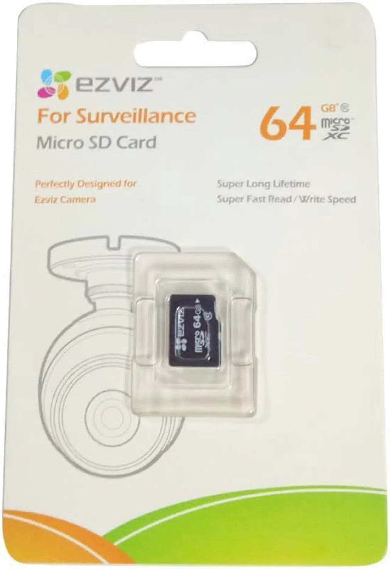 Main image of 64G Smart Professional Micro SD Card for Surveillance IP Cameras Network Camera Super Long Lifetime Super Fast Read/Writer Speed Memory Card 64GB