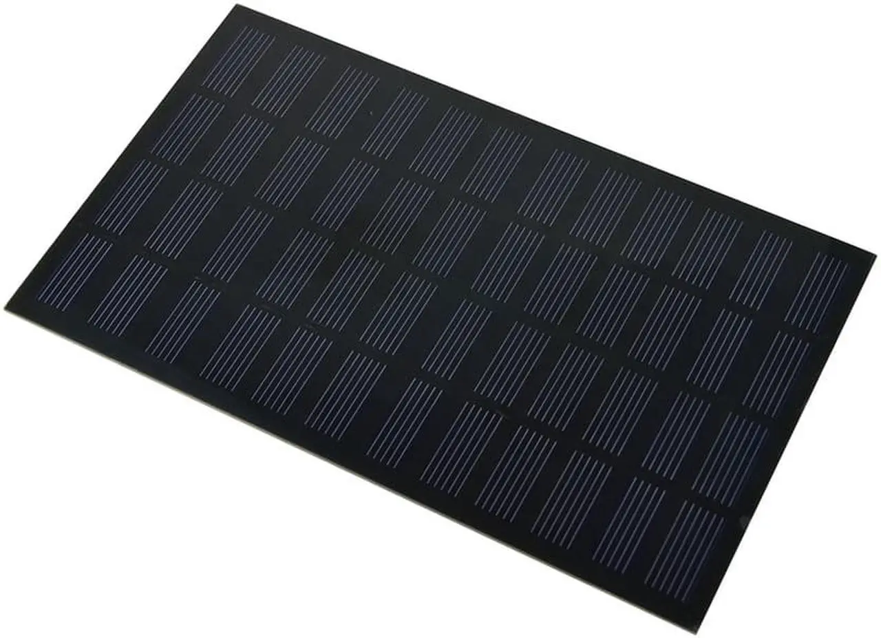 Alt view image 2 of 6 - Universal Portable 2.5W 12V 208mAh Monocrystalline Silicon Solar Panel DIY Solar Cell 136*110*3mm