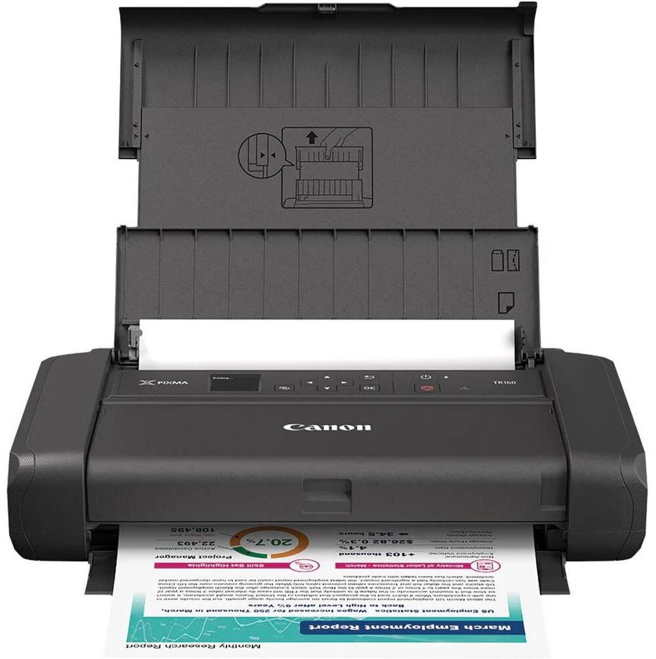 Open Box: Canon PIXMA TR160 Portable Wired/Wireless Inkjet Printer - Color - Newegg.com - Open Box condition - Image 24