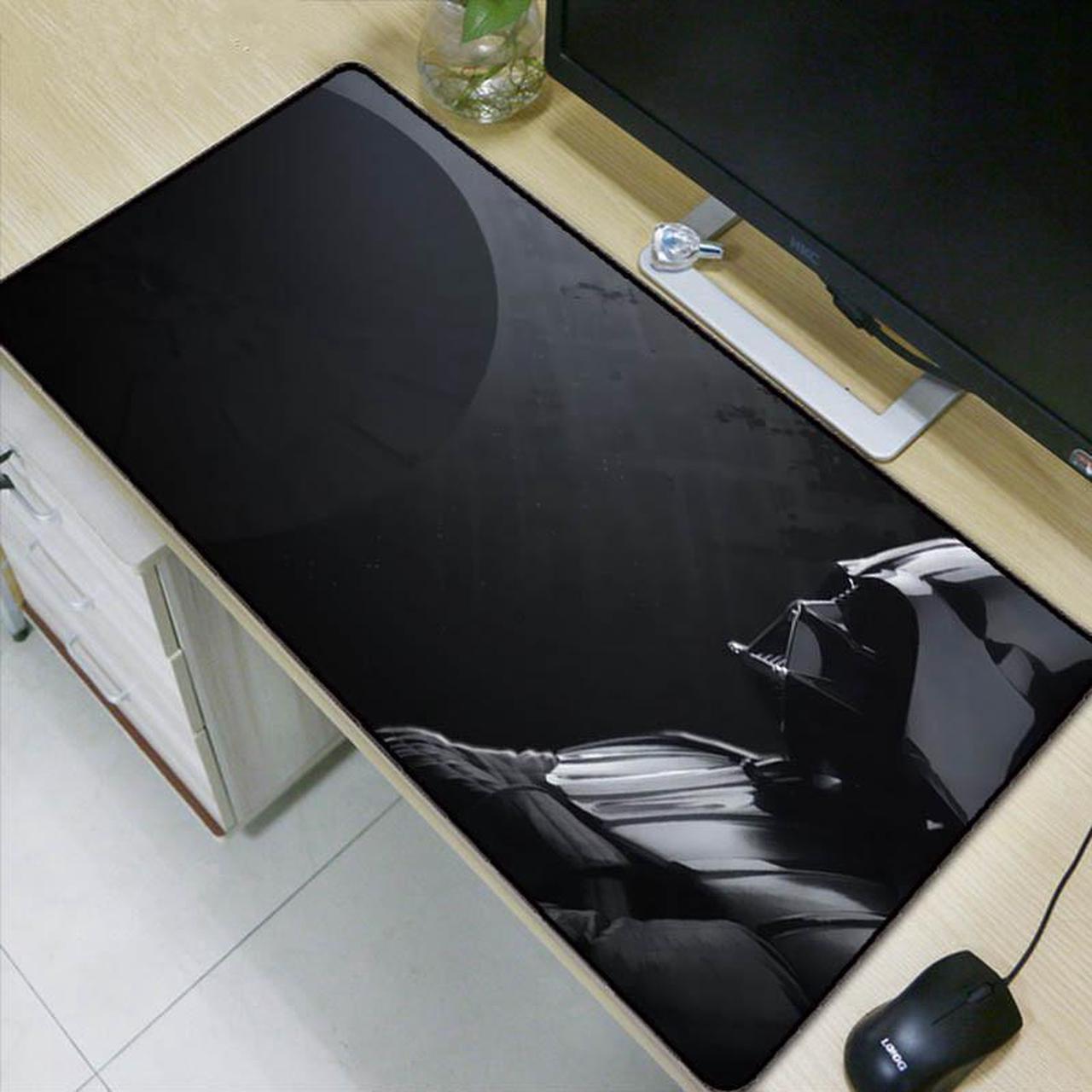 Darth Vader Star Wars Large Mouse Pad Locking Edge Mouse Mat Gamer Computer Mouse Pad Desk Mats Mousepad for Cs Go LOL