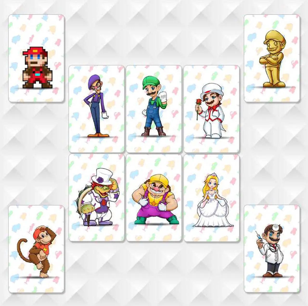 Alt view image 5 of 7 - New 10PCS Super Mario Odyssey Amiibo NFC TAG Cards for NS Switch WII U