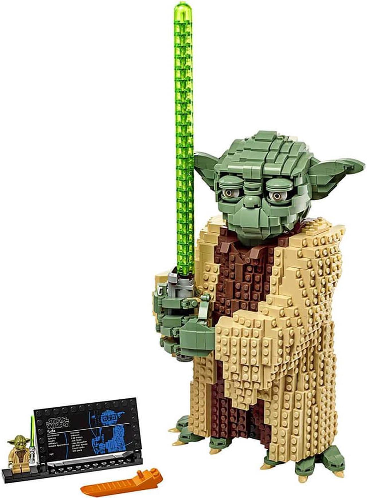 Alt view image 11 of 12 - LEGO Star Wars 75255 Yoda Building Model and Collectible Minifigure, 1771 Pieces