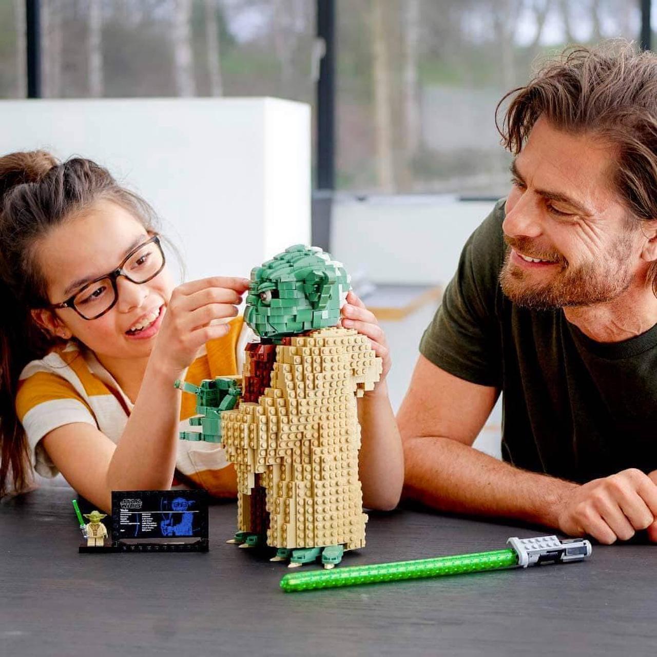 Alt view image 12 of 12 - LEGO Star Wars 75255 Yoda Building Model and Collectible Minifigure, 1771 Pieces