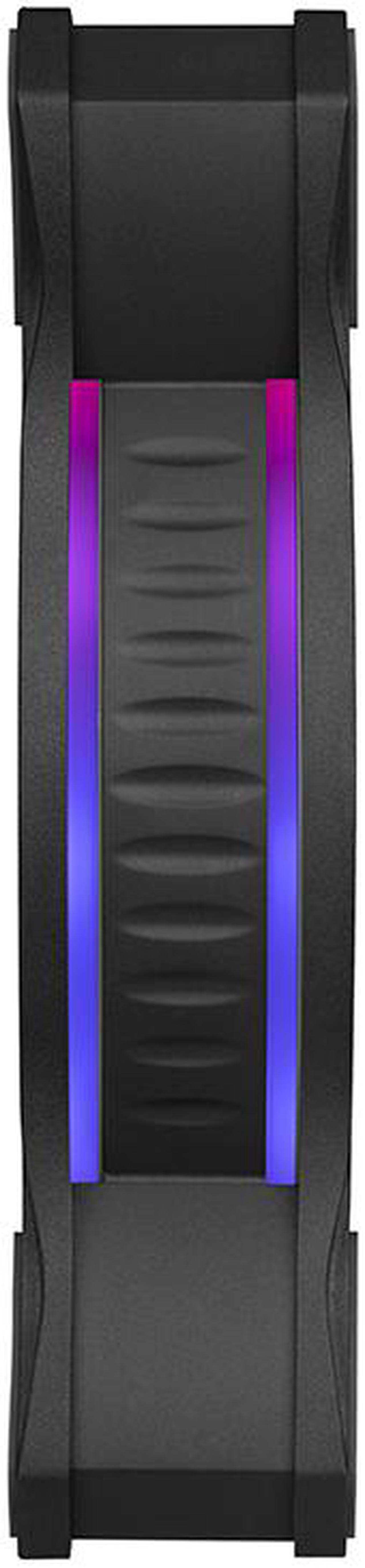 Alt view image 4 of 20 - Cooler Master MasterFan MF140 HALO Addressable RGB 140mm Fan with Duo-Ring ARGB LED Lighting