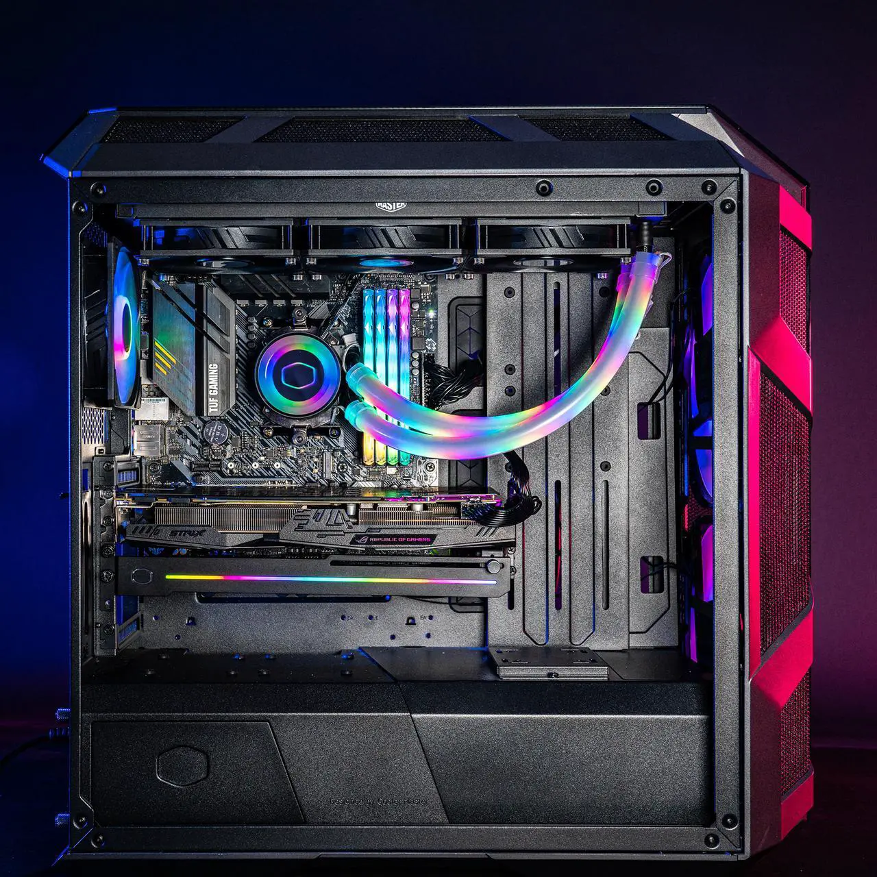 Alt view image 6 of 8 - Cooler Master LED Tube Sleeve A1 -12mm Diameter (Pack of 2) - 30 Addressable RGB LEDs, Soft Rubber easy molding, ARGB Lighting for Liquid Cooling Tubing /Tube Hose Dia. equal to or less than 12mm