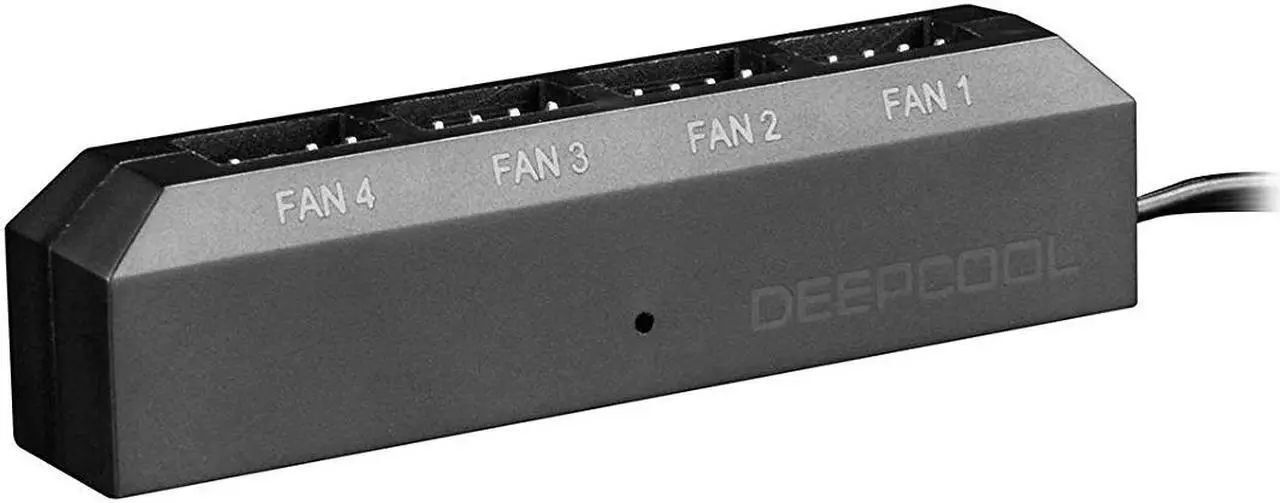 Alt view image 4 of 8 - DEEPCOOL FH-04 PWM Fan Hub, Supports up to 4 Fans (3-pin or 4-pin), Occupying only One 4-pin Motherboard Header (System Fan or CPU Fan)