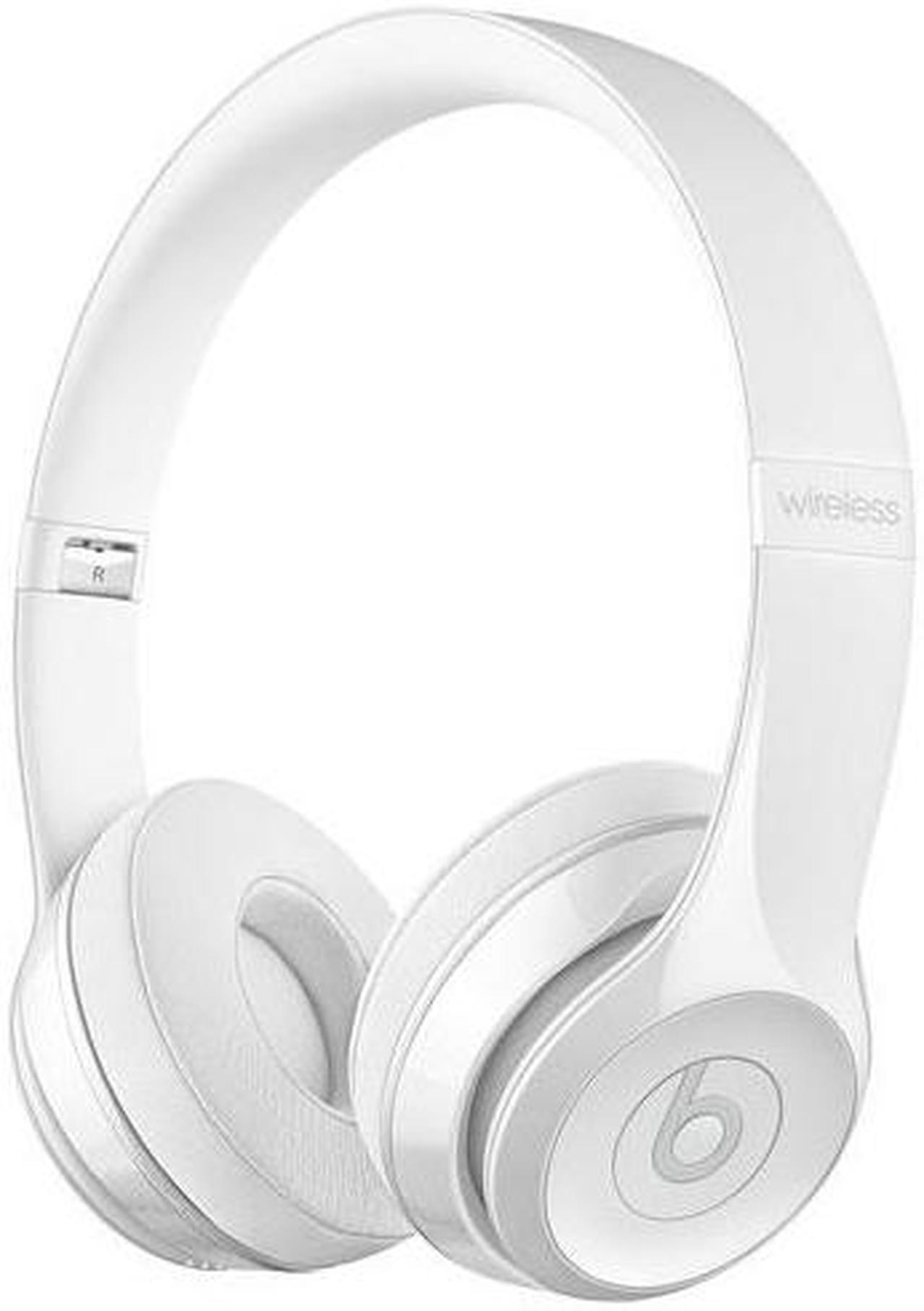 Beats Solo 3 On Ear Wireless Headphones - Gloss White (MNEP2LLA)