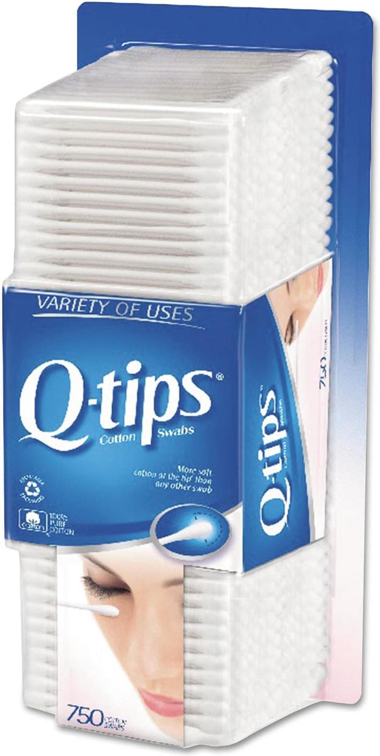 Alt view image 2 of 14 - Q-tips Cotton Swabs 750/Pack 09824PK