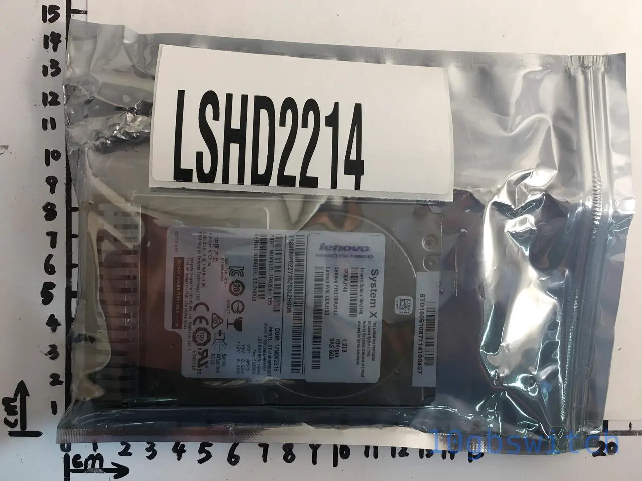 Alt view image 3 of 8 - Lenovo 1.2TB 10K SAS 2.5" G3HS