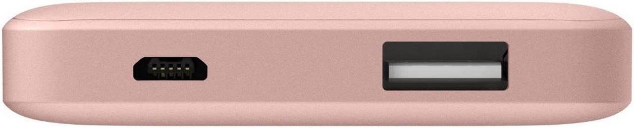 Alt view image 8 of 9 - BELKIN Rose Gold 5000 mAh Pocket Power 5K Power Bank (aka Portable Charger) F7U019BTC00