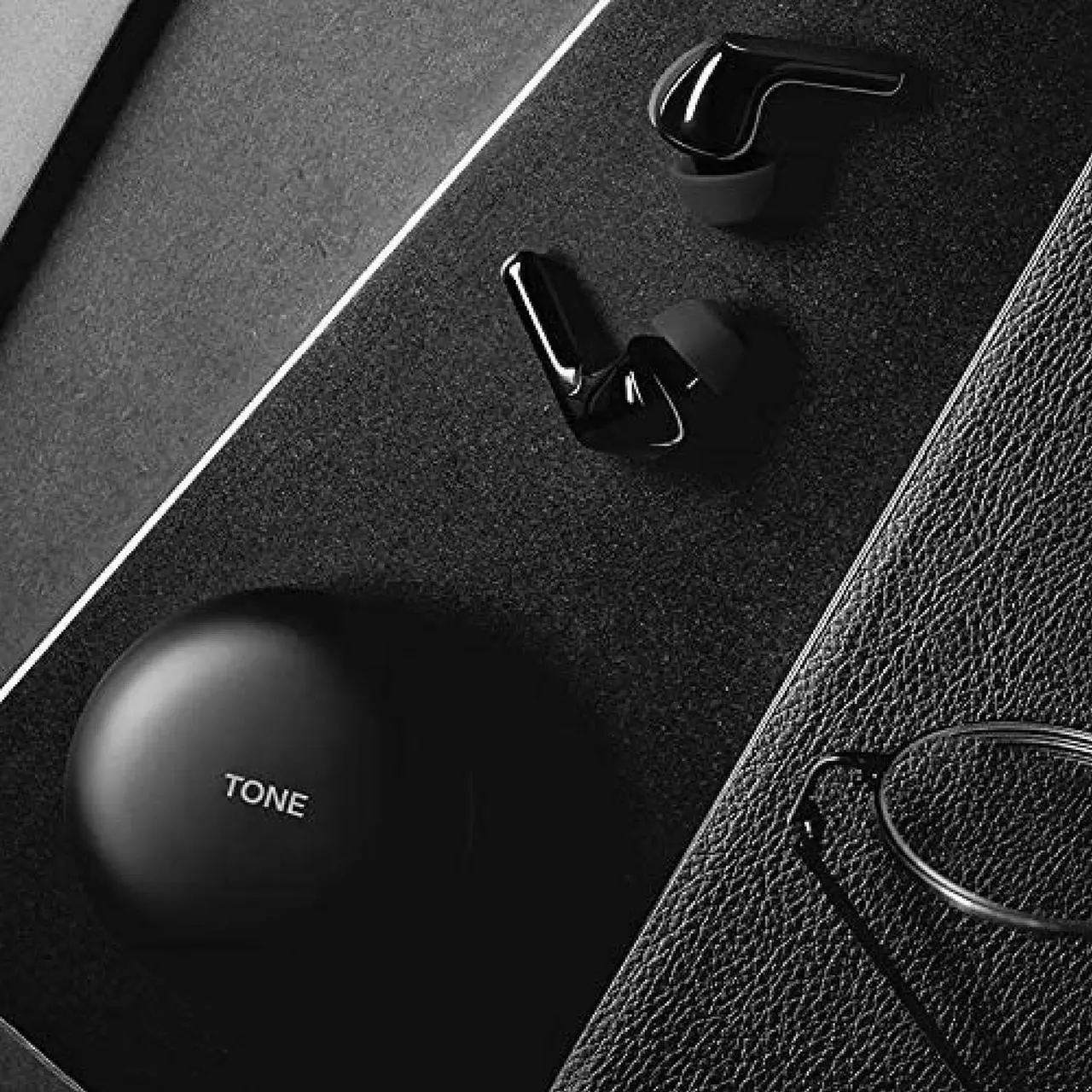 Alt view image 12 of 20 - LG HBS-FN4 TONE Free Wireless In-Ear Stereo Earbuds, Black #HBS-FN4.ACUSBKI
