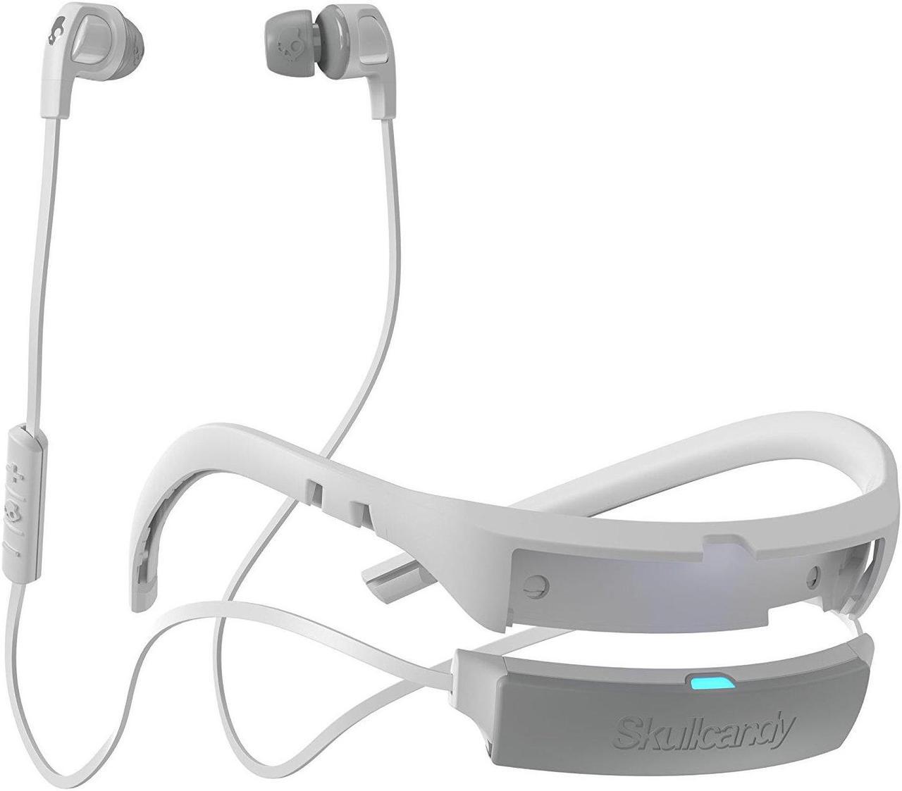Alt view image 6 of 15 - Skullcandy Smokin' Buds 2 Wireless White/Chrome Bluetooth Earbuds (S2PGHW-177)