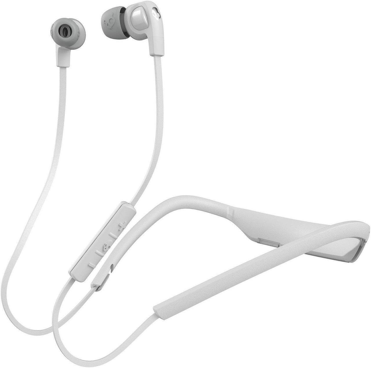 Alt view image 5 of 15 - Skullcandy Smokin' Buds 2 Wireless White/Chrome Bluetooth Earbuds (S2PGHW-177)