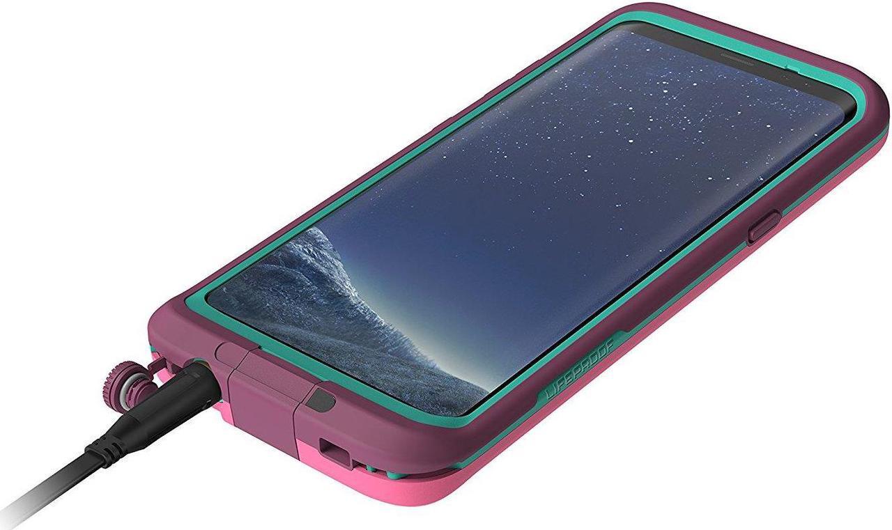 Alt view image 4 of 16 - Lifeproof FRE SERIES Waterproof Case for Samsung Galaxy S8 Plus - Twilights Edge Pink