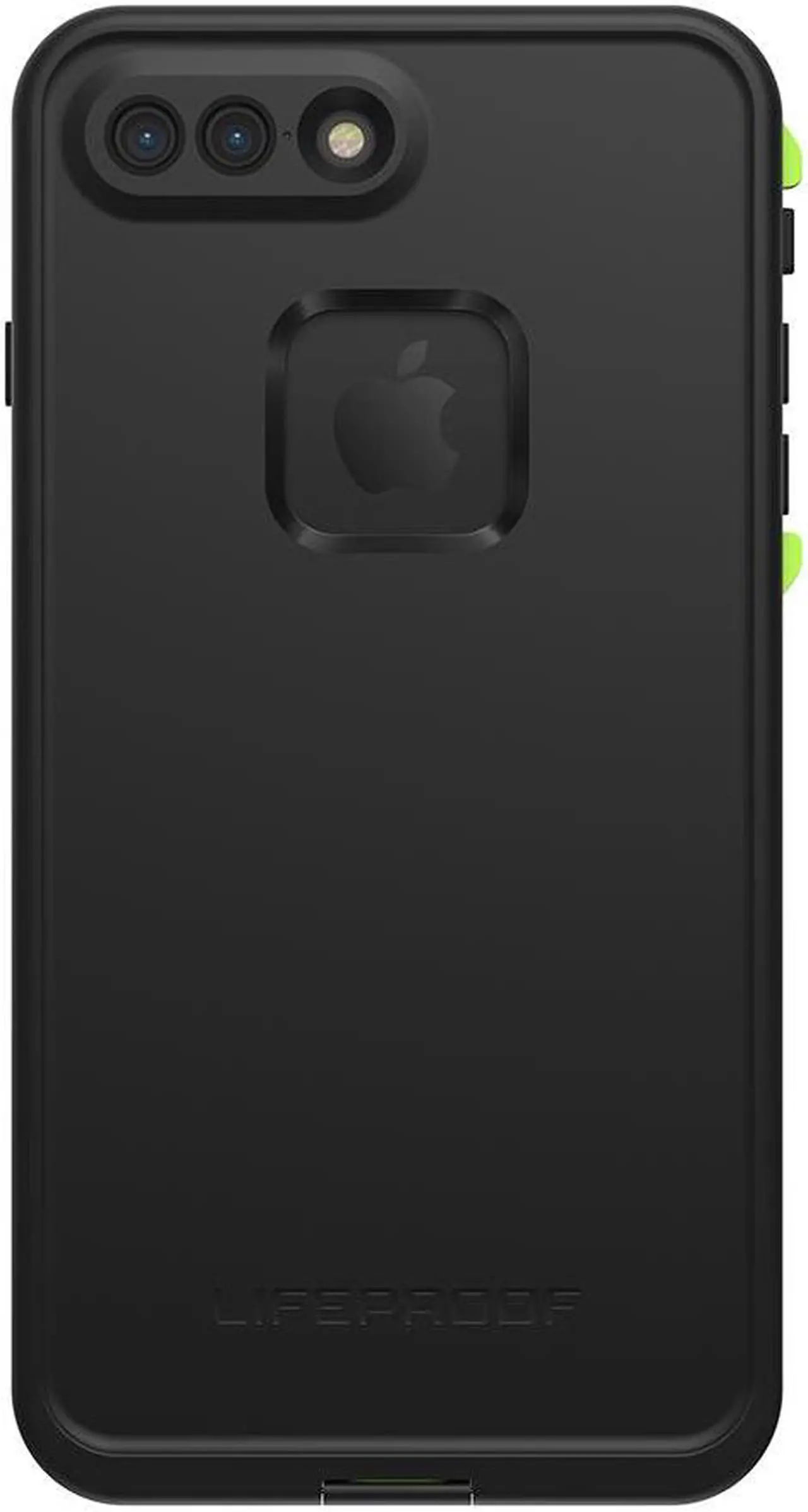 Alt view image 3 of 6 - Lifeproof FRE SERIES Waterproof Case for iPhone 8 Plus & 7 Plus - Night Lite (Black/Lime)